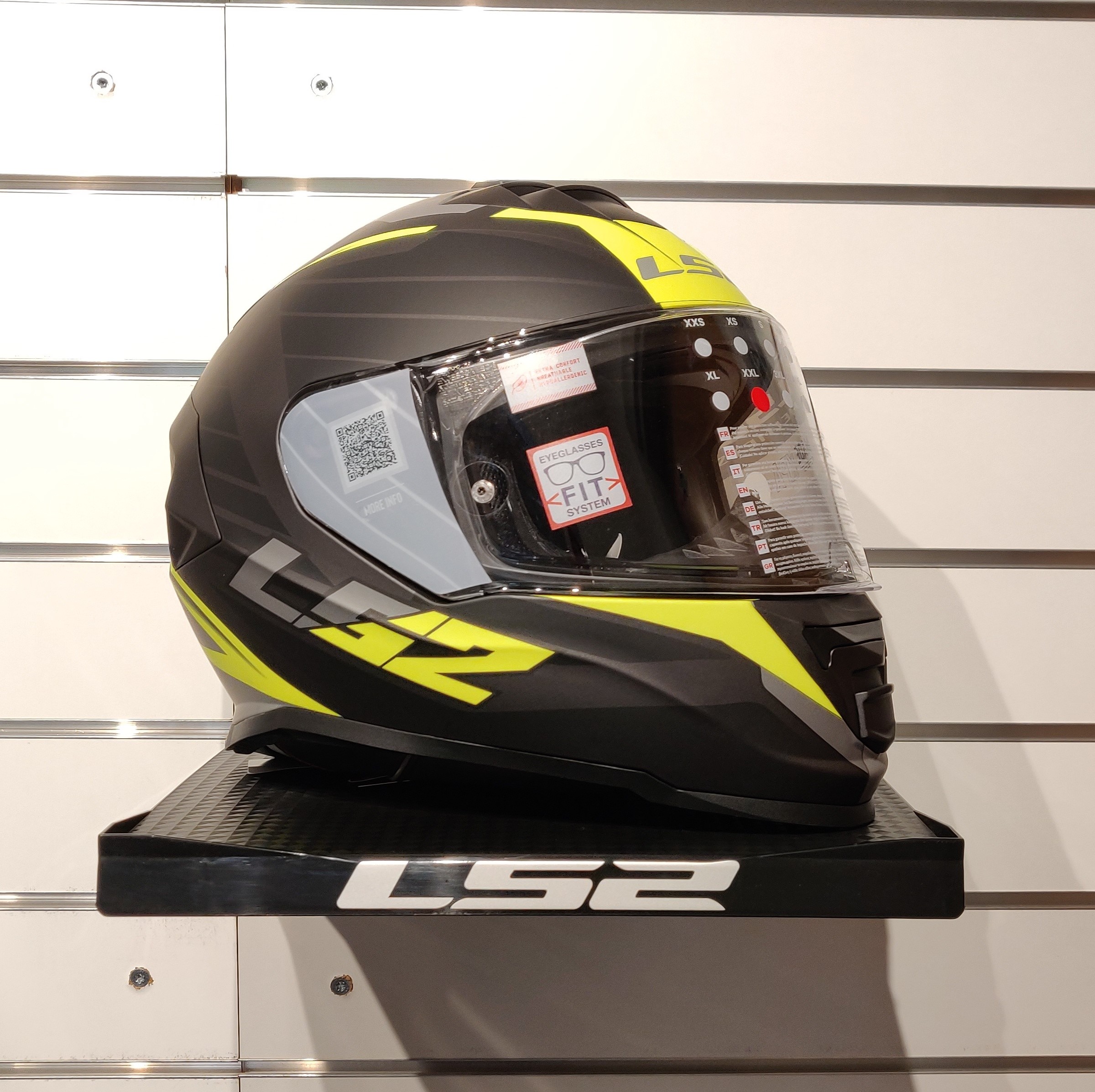 LS2 Hjelm hylde sort